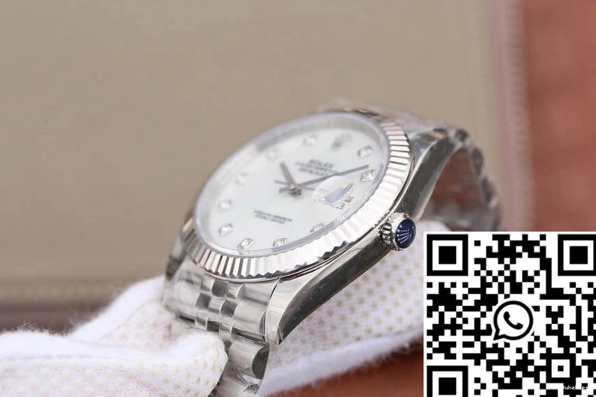 Rolex EW Mother-Of-Pearl Datejust Dial White M126334-0020 Factory 1124